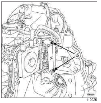 Renault Clio. Engine - gearbox assembly: Removal - Refitting