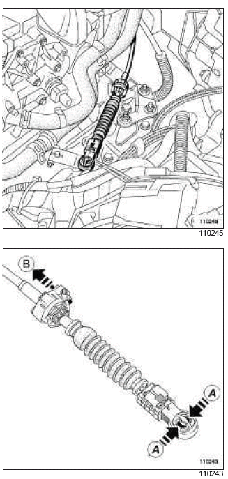 Renault Clio. Engine - gearbox assembly: Removal - Refitting