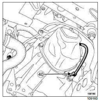 Renault Clio. Engine wiring