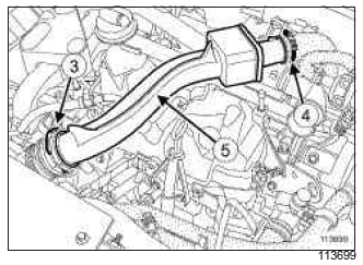 Renault Clio. Rocker cover: Removal - Refitting