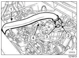 Renault Clio. Rocker cover: Removal - Refitting