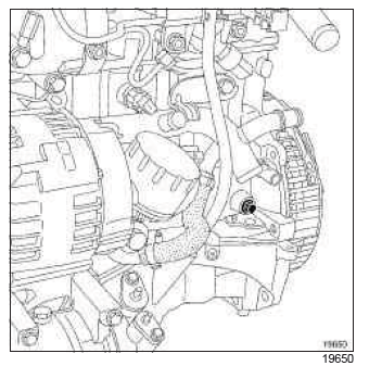 Renault Clio. Timing belt: Removal - Refitting