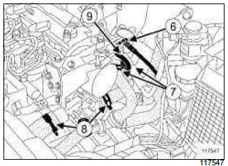 Renault Clio. Cylinder head: Removal - Refitting