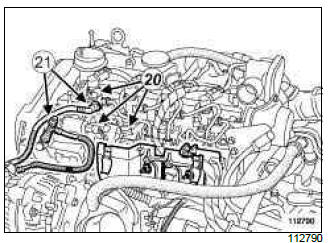 Renault Clio. Cylinder head: Removal - Refitting