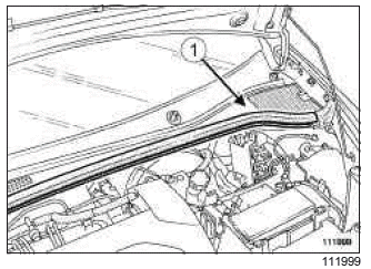 Renault Clio. Timing belt: Removal - Refitting