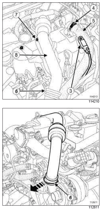 Renault Clio. Rocker cover: Removal - Refitting