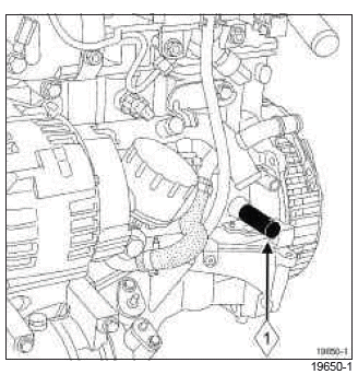 Renault Clio. Timing belt: Removal - Refitting