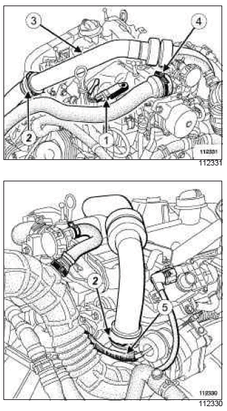 Renault Clio. Rocker cover: Removal - Refitting