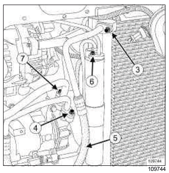 Renault Clio. Engine - gearbox assembly: Removal - Refitting