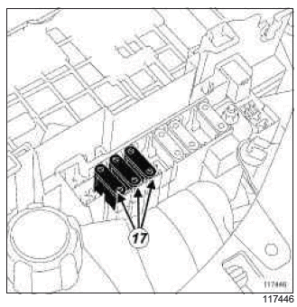 Renault Clio. Engine - gearbox assembly: Removal - Refitting