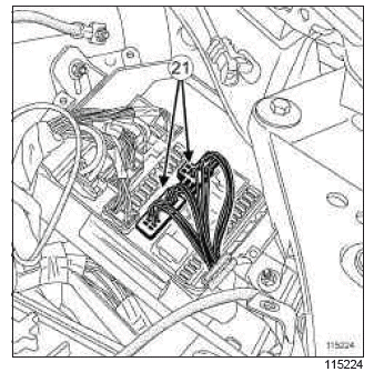 Renault Clio. Engine - gearbox assembly: Removal - Refitting