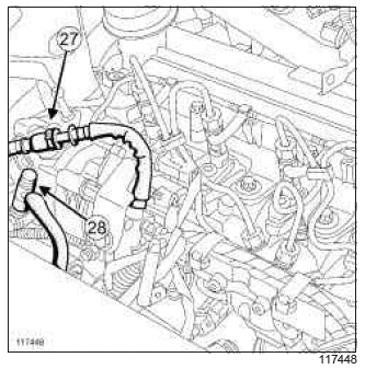 Renault Clio. Engine - gearbox assembly: Removal - Refitting