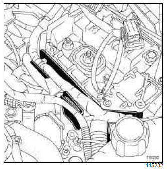 Renault Clio. Left-hand suspended engine mounting: Removal - Refitting