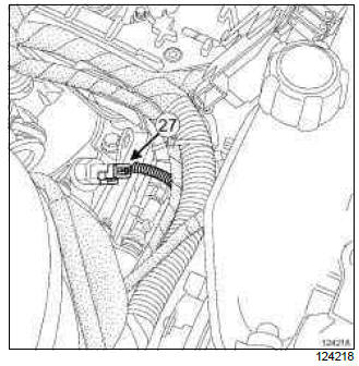 Renault Clio. Engine wiring