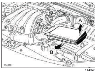 Renault Clio. Engine - gearbox assembly: Removal - Refitting