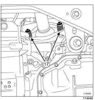 Renault Clio. Engine - gearbox assembly: Removal - Refitting