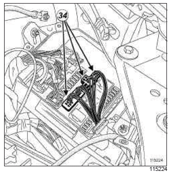 Renault Clio. Engine - gearbox assembly: Removal - Refitting