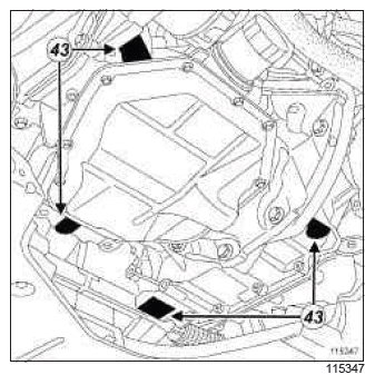 Renault Clio. Engine - gearbox assembly: Removal - Refitting