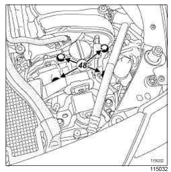 Renault Clio. Engine - gearbox assembly: Removal - Refitting