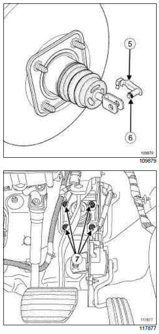 Renault Clio. Brake servo