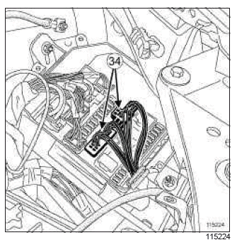 Renault Clio. Engine - gearbox assembly: Removal - Refitting