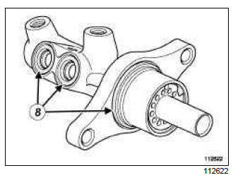 Renault Clio. Master cylinder