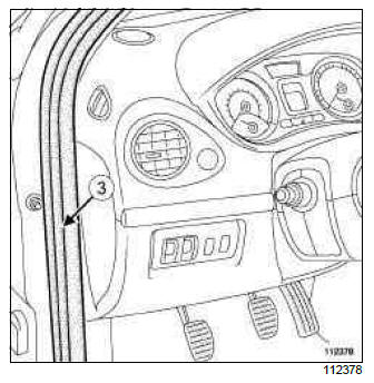 Renault Clio. Mixing motor: Removal - Refitting