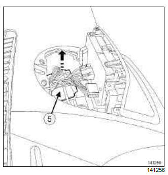 Renault Clio. Multimedia network interface unit: Removal - Refitting