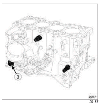 Renault Clio. Oil-coolant heat exchanger: Removal - Refitting