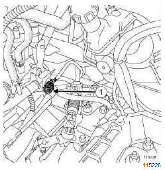 Renault Clio. Oxygen sensors: Removal - Refitting