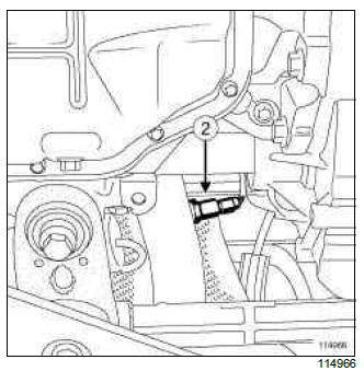 Renault Clio. Oxygen sensors: Removal - Refitting