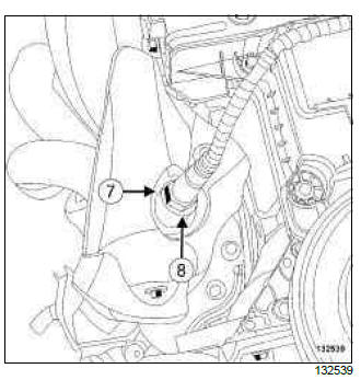 Renault Clio. Oxygen sensors: Removal - Refitting