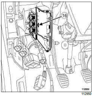 Renault Clio. UCH: Removal - Refitting