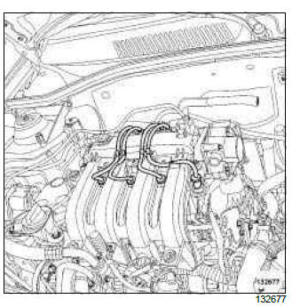 Renault Clio. Plugs: Removal - Refitting