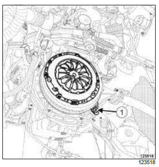 Renault Clio. Pressure plate - Disc: Removal - Refitting