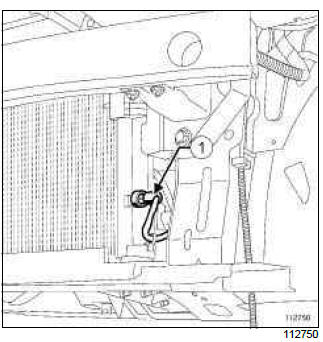 Renault Clio. Pressure sensor: Removal - Refitting