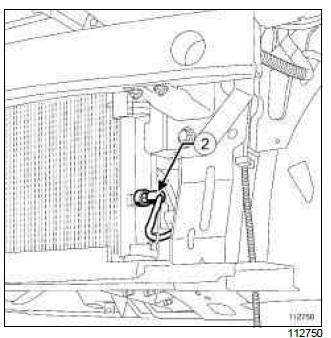 Renault Clio. Pressure sensor: Removal - Refitting