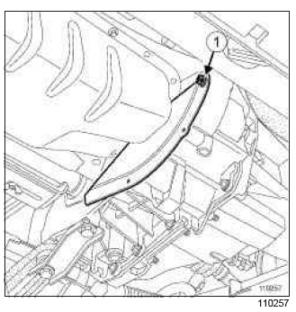 Renault Clio. Crankshaft accessories pulley: Removal - Refitting