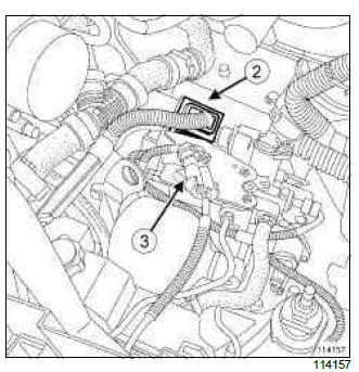 Renault Clio. Pump assembly: Removal - Refitting