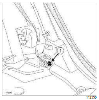 Renault Clio. Quarter panel trim: Removal - Refitting