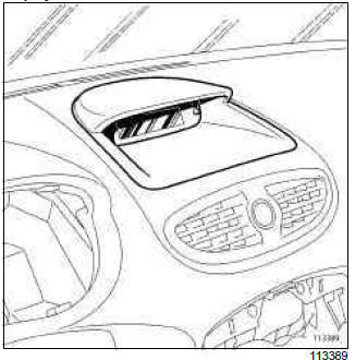 Renault Clio. Radio: List and location of components