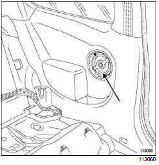 Renault Clio. Radio: List and location of components