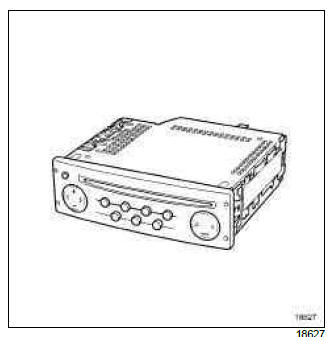 Renault Clio. Radio: Before/after repair procedure