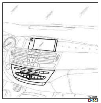 Renault Clio. Radio: Before/after repair procedure