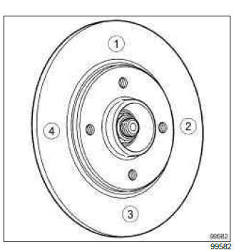 Renault Clio. Rear brake disc: Description