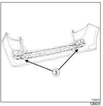 Renault Clio. Rear bumper: Stripping - Rebuilding