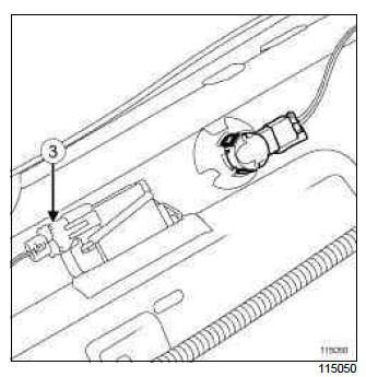 Renault Clio. Rear bumper wiring