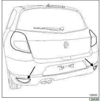 Renault Clio. Rear lighting: List and location of components
