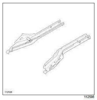 Renault Clio. Rear side member