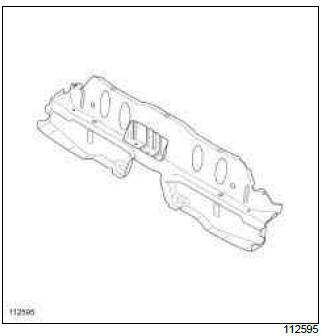 Renault Clio. Rear floor front cross member reinforcement